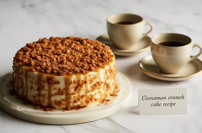 The Ultimate Cinnamon Crunch Cake Recipe