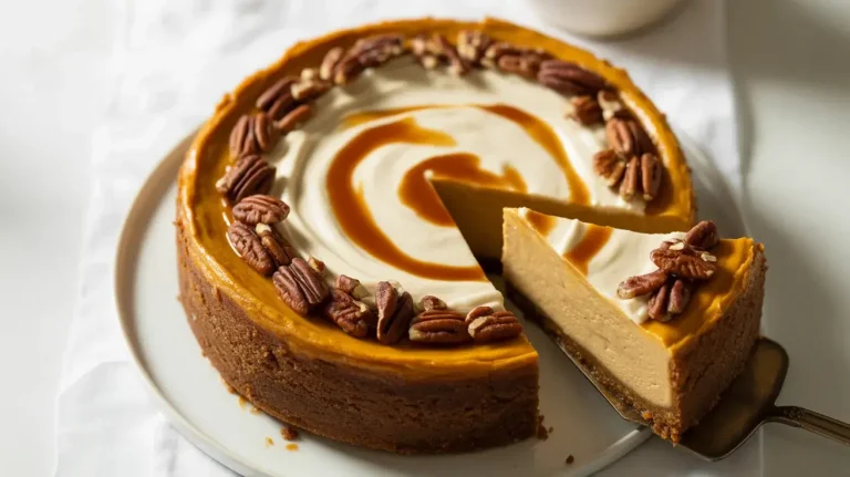 Pumpkin Pecan Cheesecake Recipe
