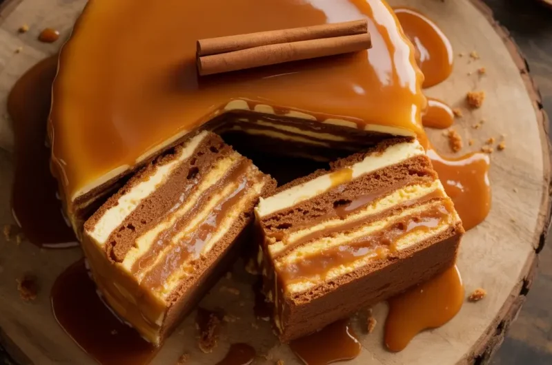 Autumn Embrace Dulce De Leche Cake