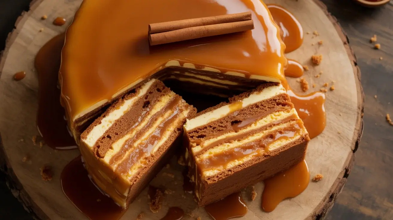 Autumn Embrace Dulce De Leche Cake
