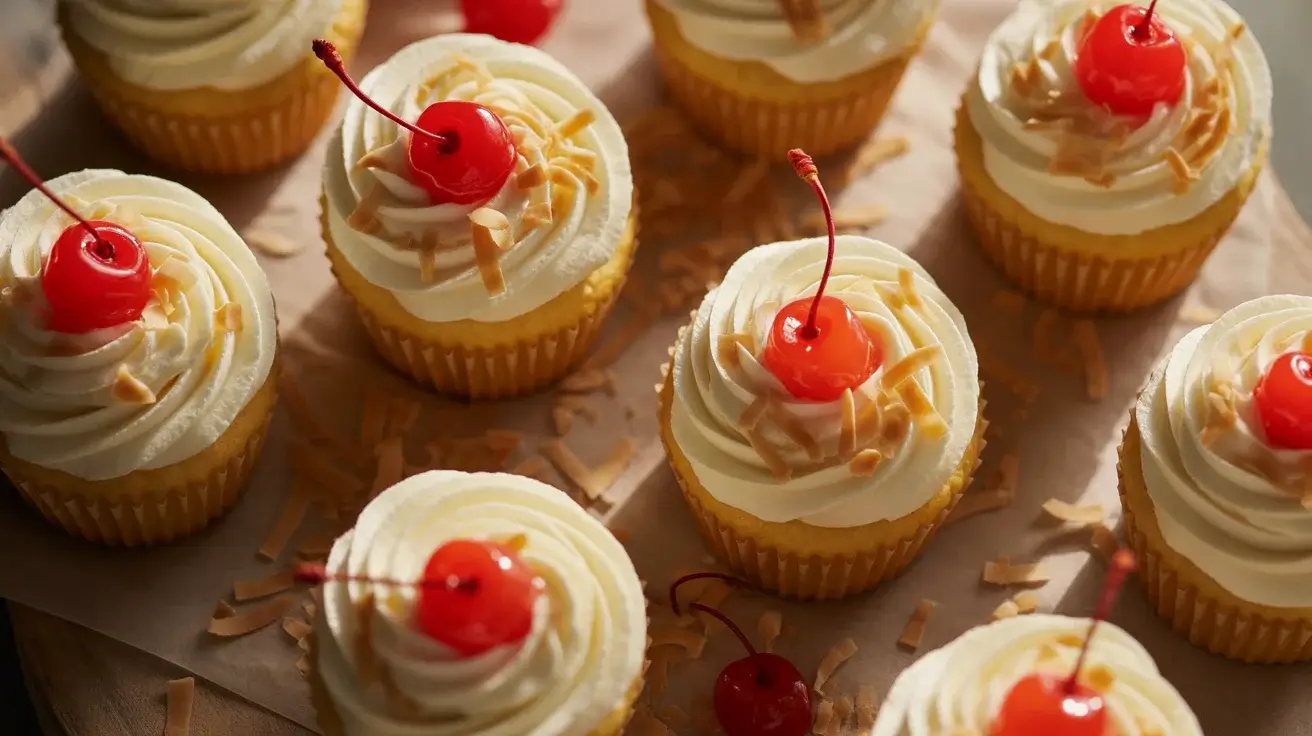 Bahama Mama Cupcakes