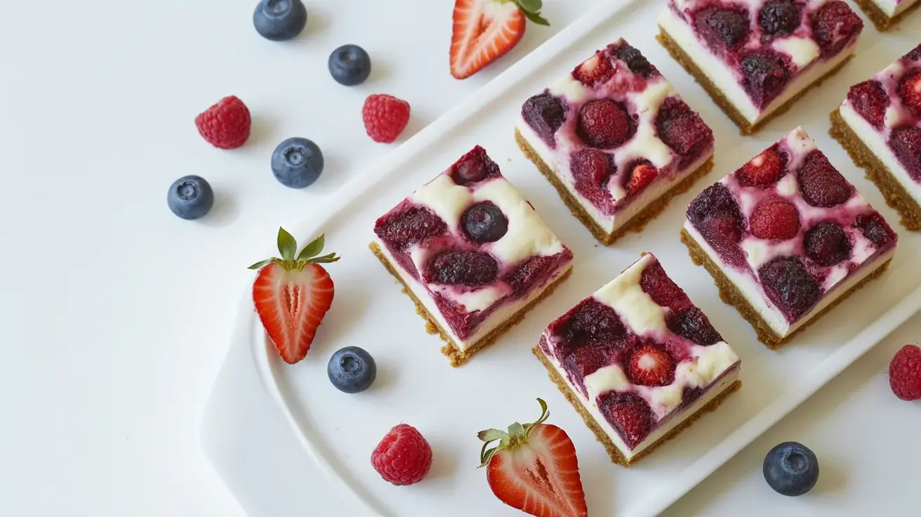 Berry Bliss Bars: Easy No-Bake Dessert Recipe