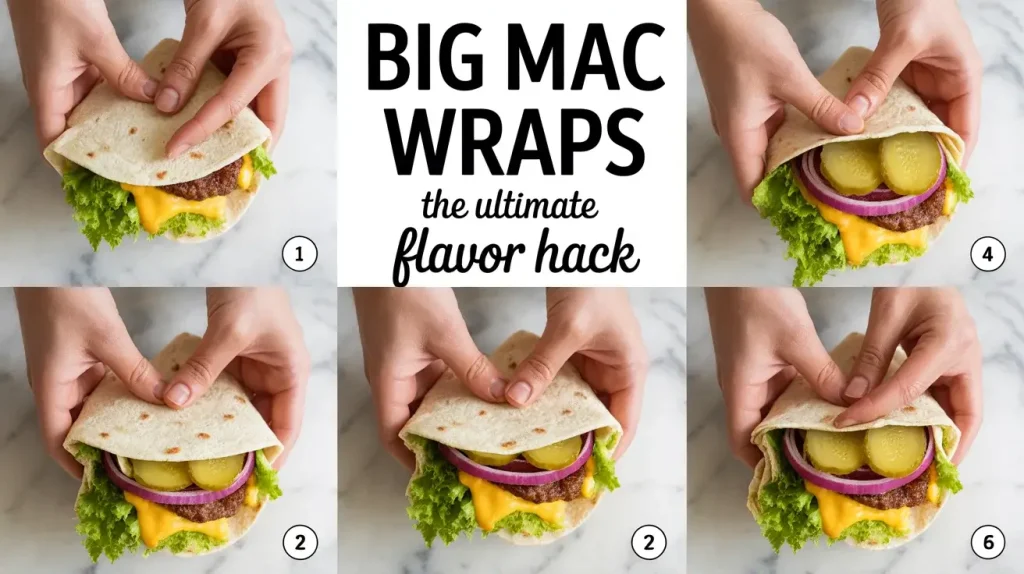 How to Make Big Mac Wraps