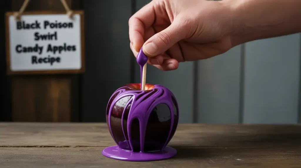 Creating the Poison Swirl Effect