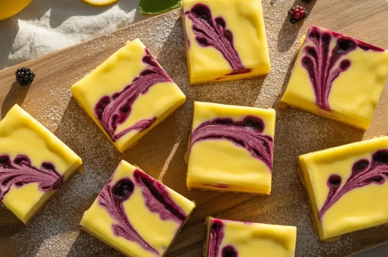 Blackberry Lemon Squares