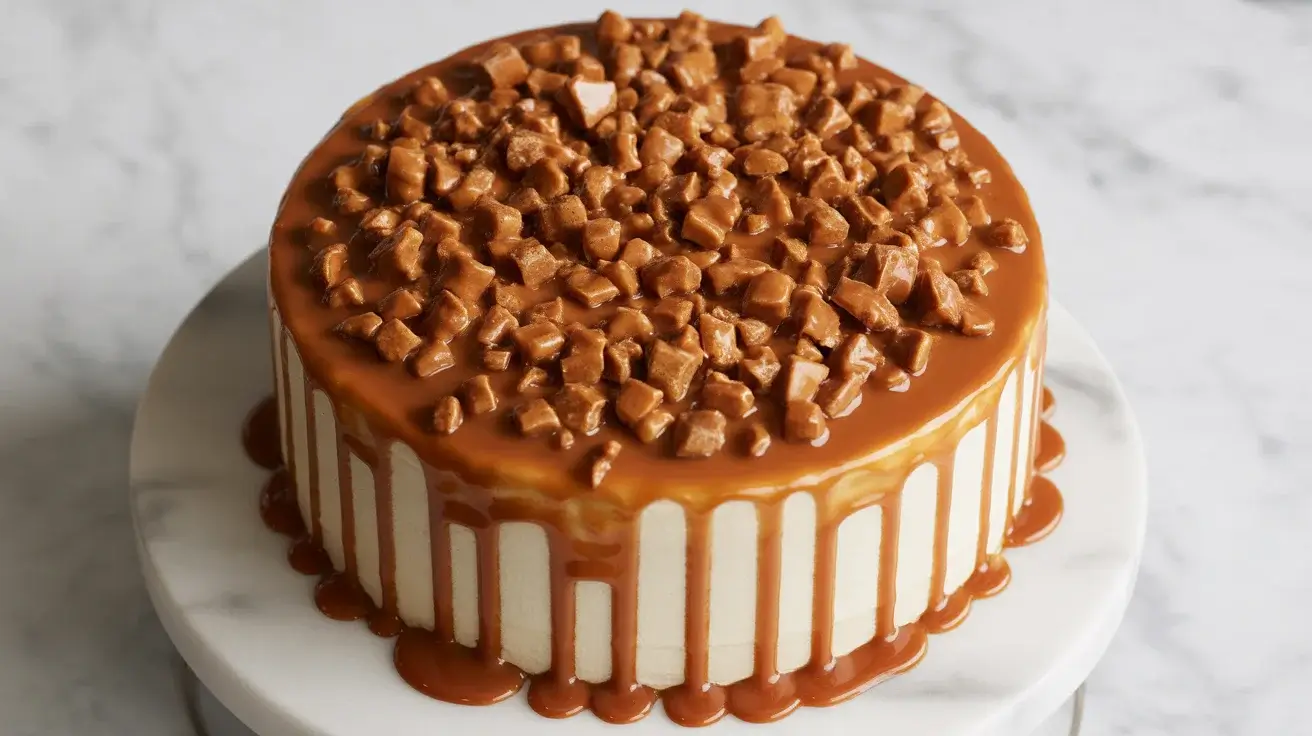 Caramel Toffee Crunch Cake