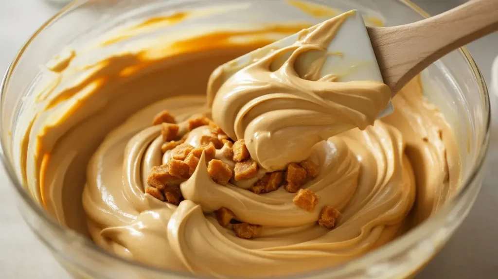 Making the Caramel Buttercream