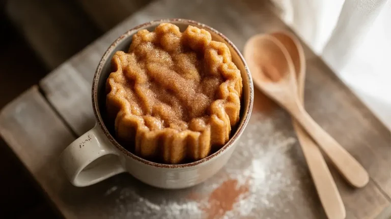 Churro Style Cinnamon Sugar Cottage Cheese Mug Cake