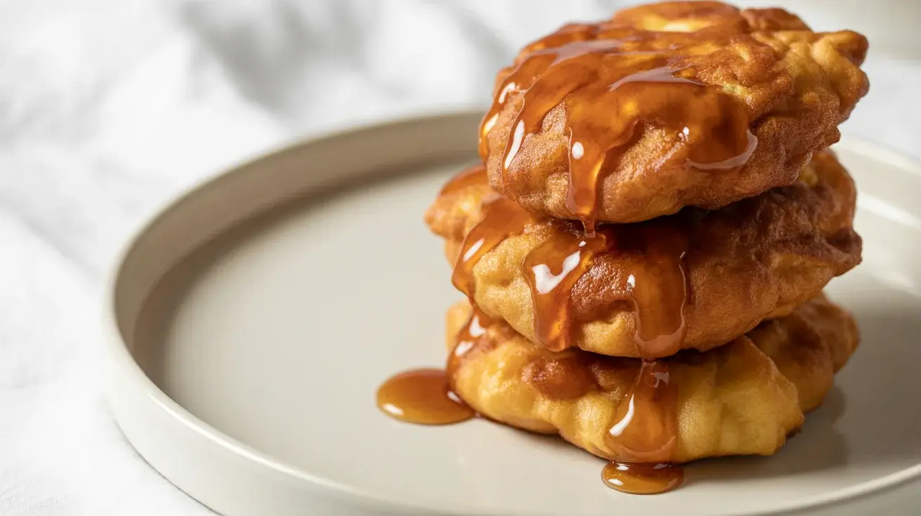 Cinnamon Glazed Apple Fritter