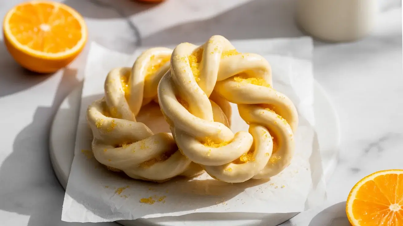 Classic Citrus Ricotta Doughnut Twists: A Golden Delight