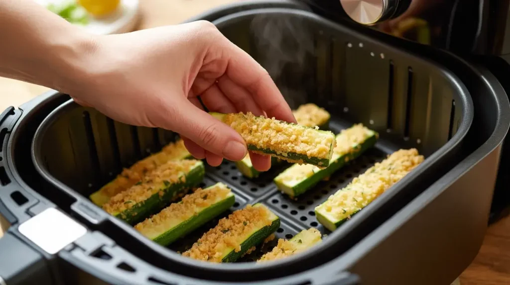 How to Make Air Fryer Zucchini Fries