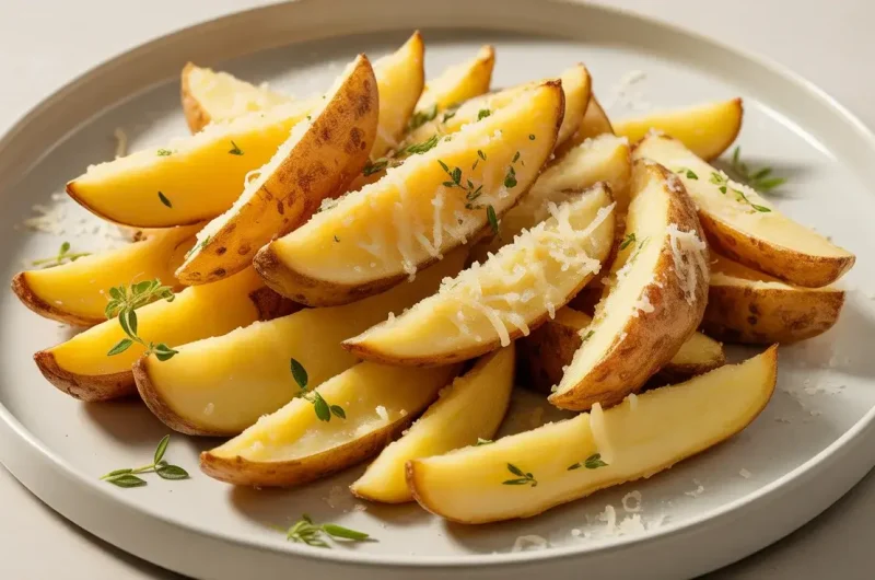 Crispy Baked Parmesan Potato Fries