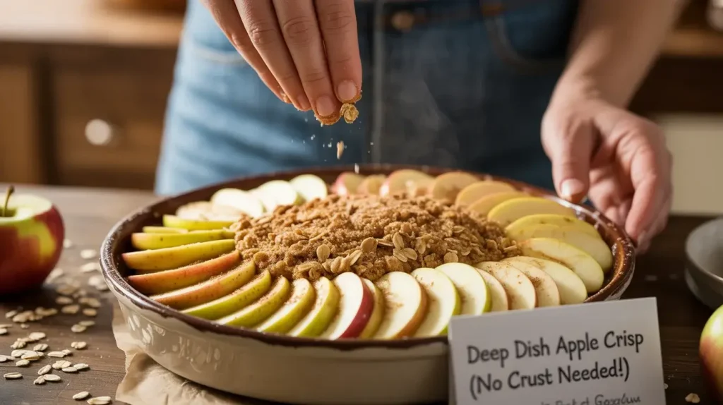 How to Make Deep Dish Apple Crisp