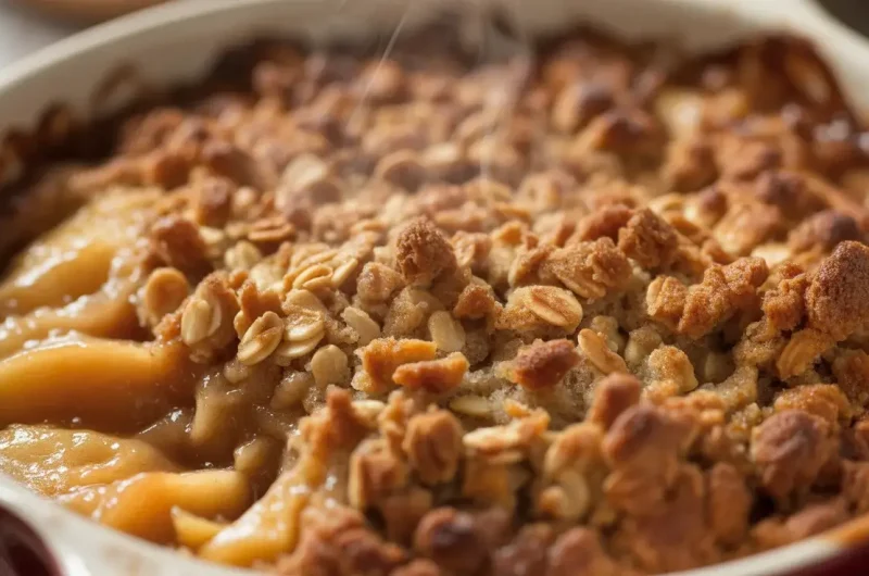 Deep Dish Apple Crisp (No Crust Needed!)