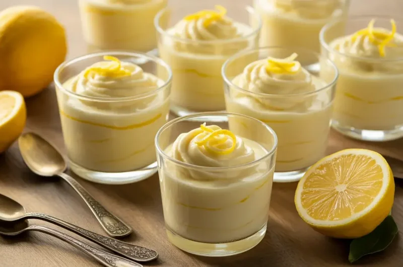 Frozen Limoncello Ricotta Cream Cups