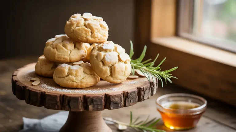 Grandma's Easy Almond Honey Ricotta Coffee Biscuits