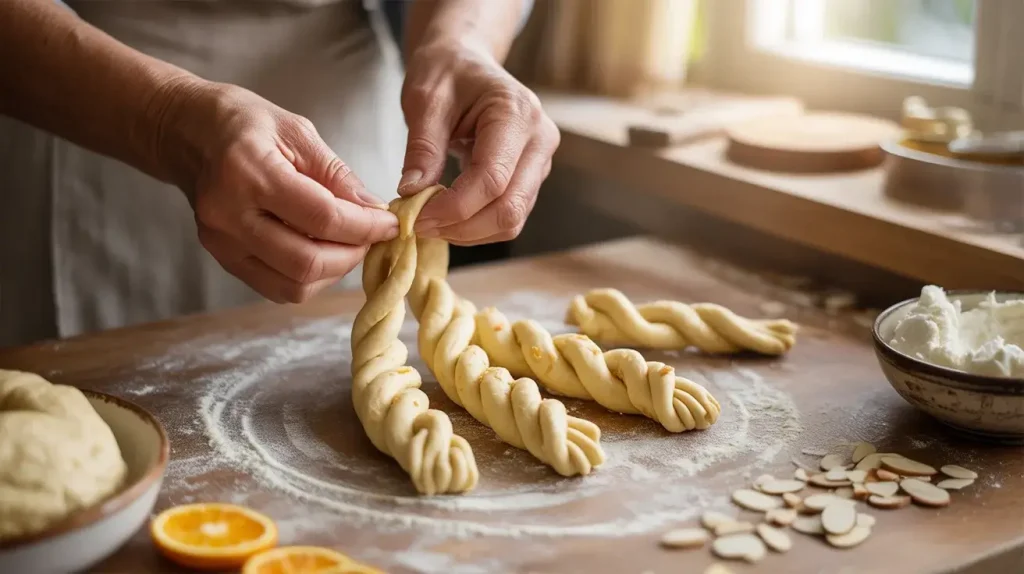 How to Make Almond Orange Ricotta Biscuit Twists