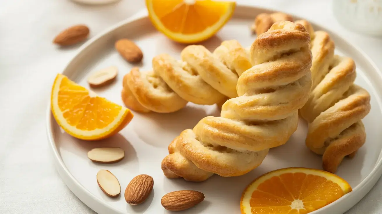 Grandma's Easy Almond Orange Ricotta Biscuit Twists