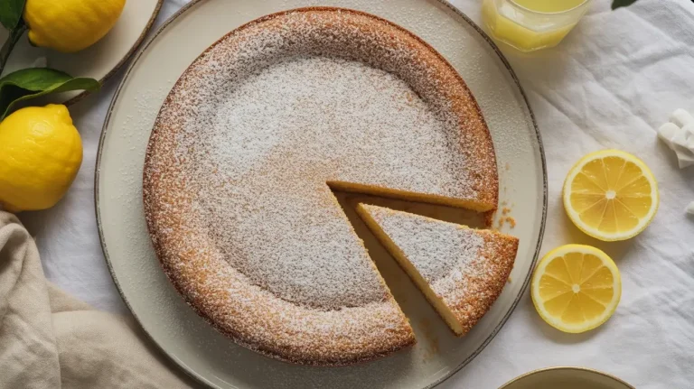 Grandma's Limoncello, Ricotta & Almond Cake