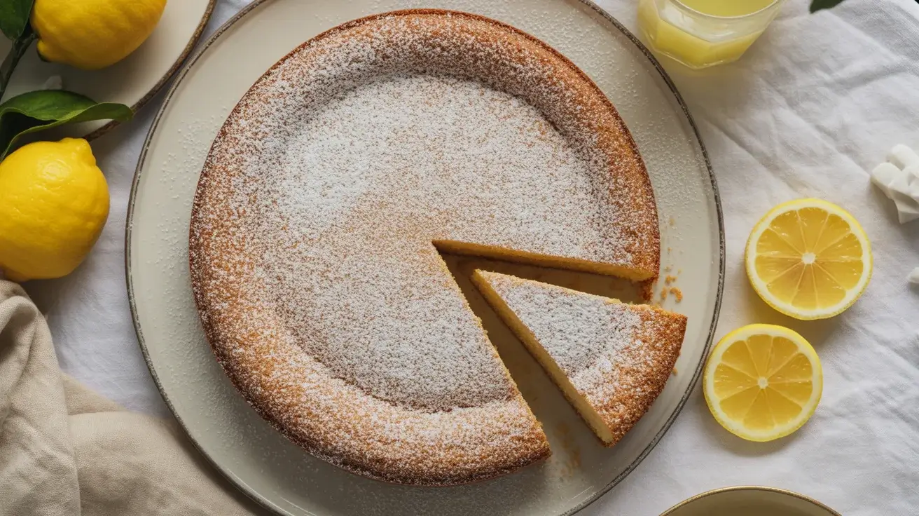 Grandma's Limoncello, Ricotta & Almond Cake