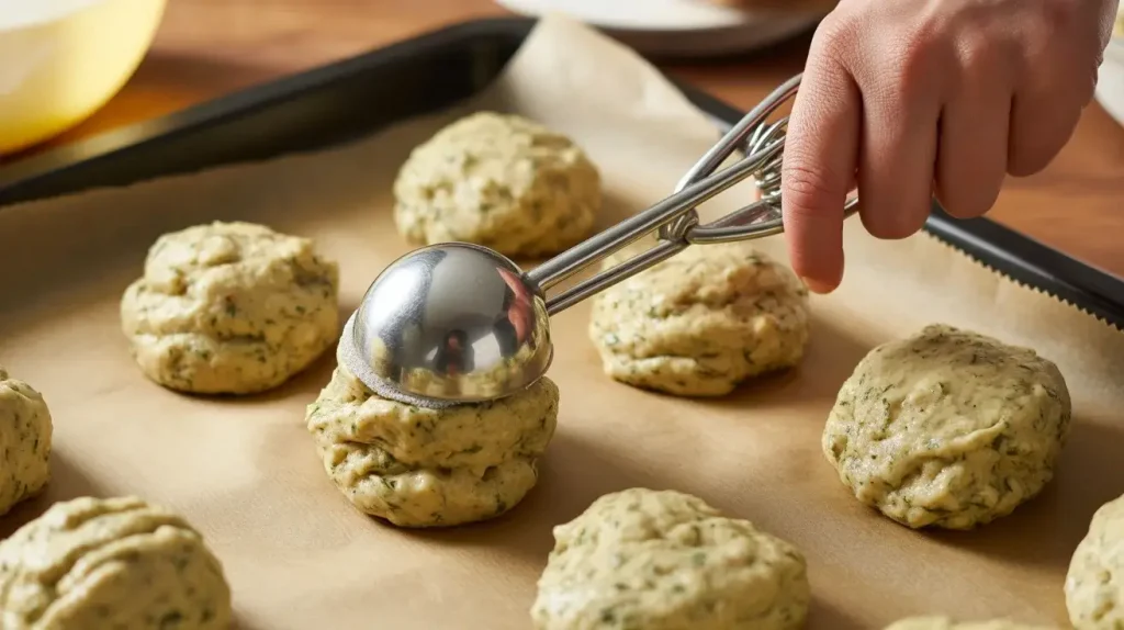 How to Make Herb Garlic Sourdough Discard Drop Biscuits