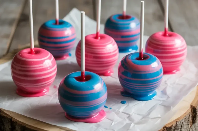 Kool-Aid Swirl Candy Apples: A Fun Fruity Treat
