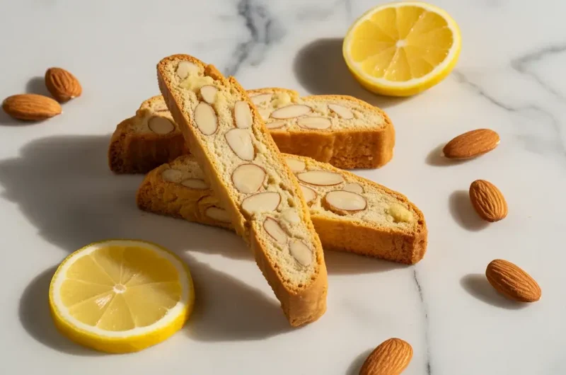 Limoncello Almond Biscotti Citrus Kissed Crunch