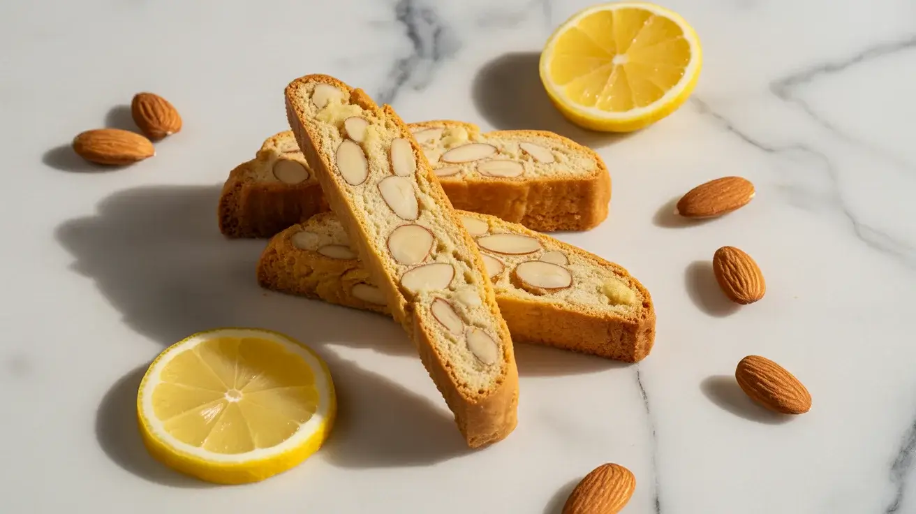 Limoncello Almond Biscotti Citrus Kissed Crunch