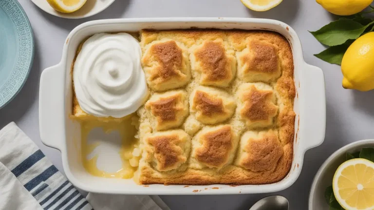 Magic Lemon Cobbler: The Dessert That Bakes Its Own Layers