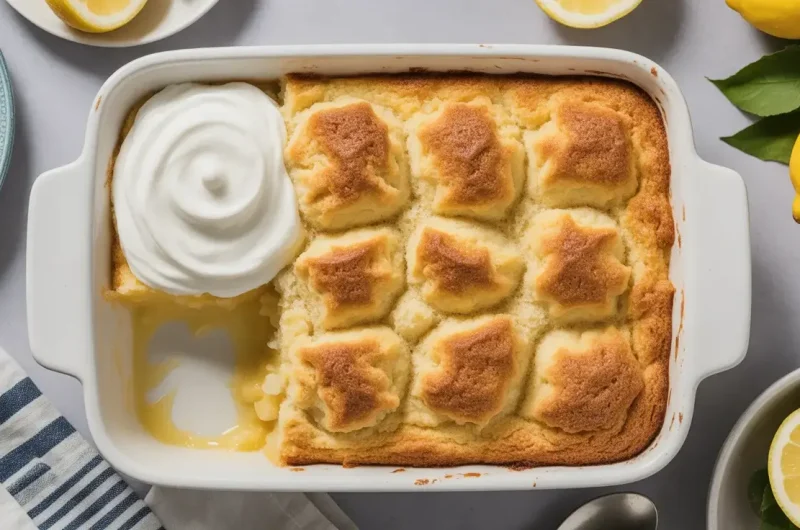 Magic Lemon Cobbler: The Dessert That Bakes Its Own Layers