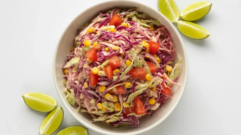 Mexican Coleslaw with Tomato and Corn