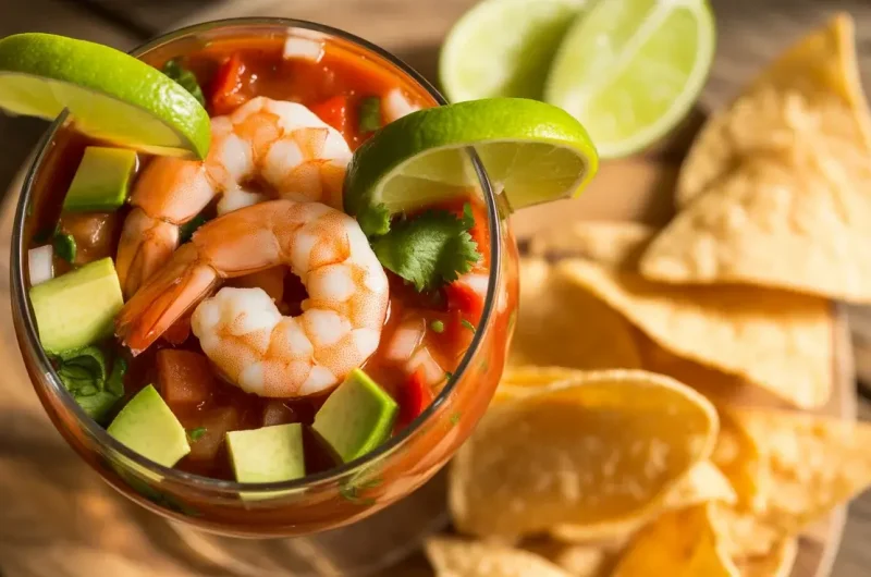 Mexican Shrimp Cocktail Zesty Style: A Fresh & Flavorful Appetizer