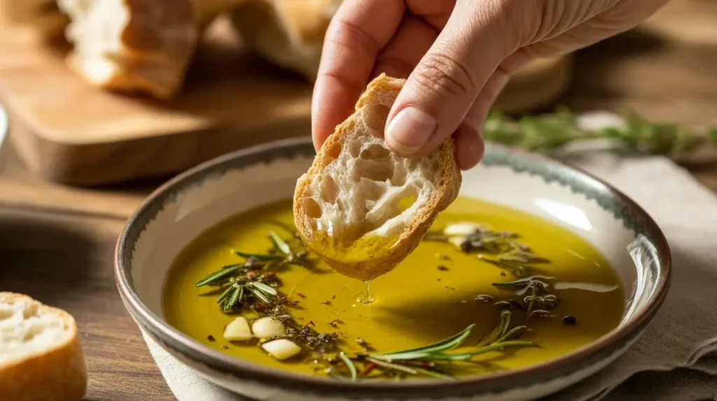 How to Make Olive Oil Dip