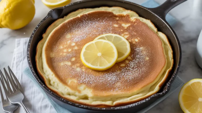 Rapid Lemon Ricotta Pancake Skillet for Brunch Crowds