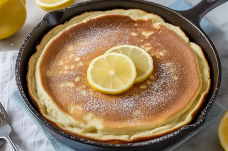 Rapid Lemon Ricotta Pancake Skillet for Brunch Crowds