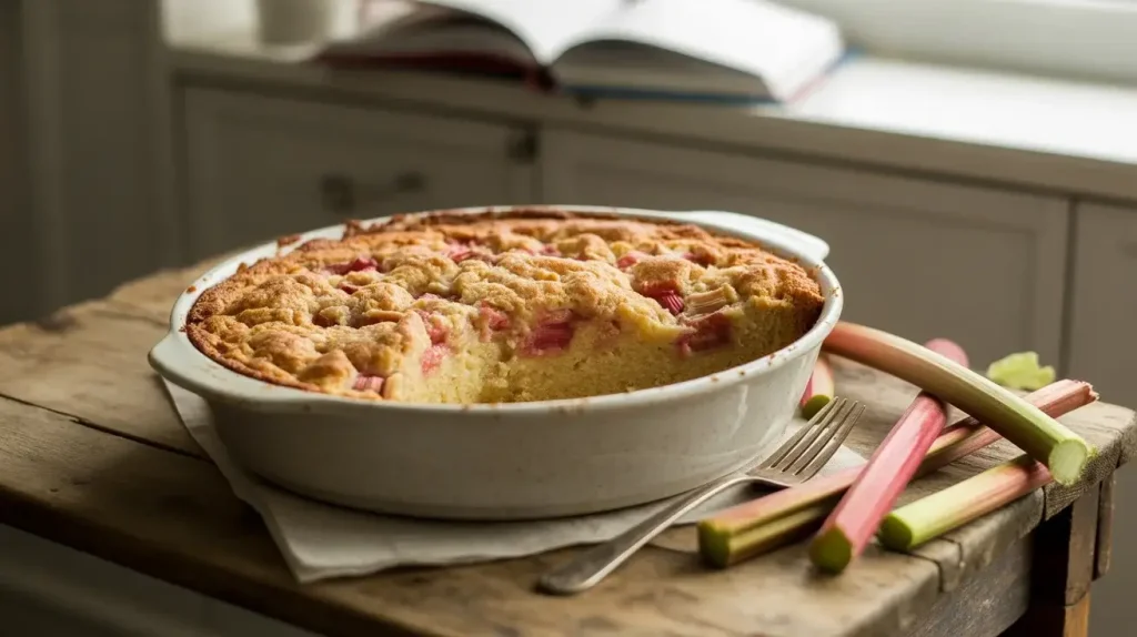 What Is Rhubarb Dump Cake?