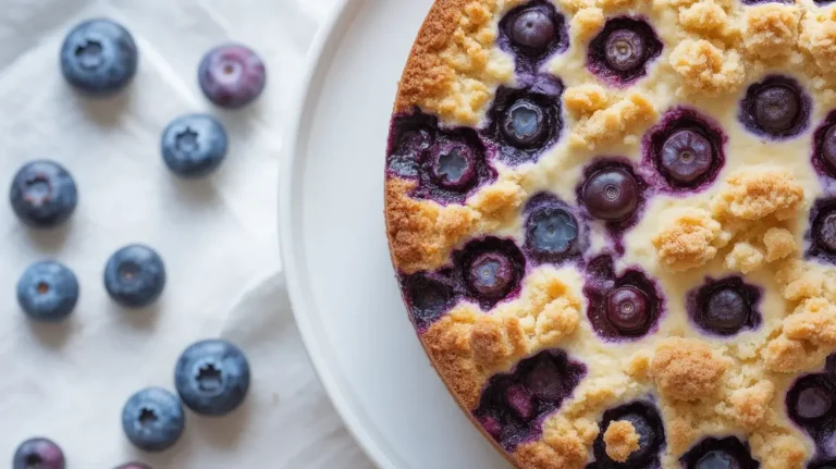 Sherry's Blueberry Cream Cheese Crumb Cake