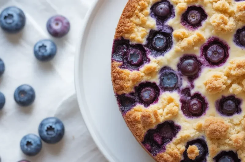 Sherry's Blueberry Cream Cheese Crumb Cake