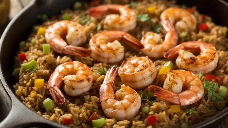 Shrimp Dirty Rice Skillet: A One-Pan Cajun Dinner