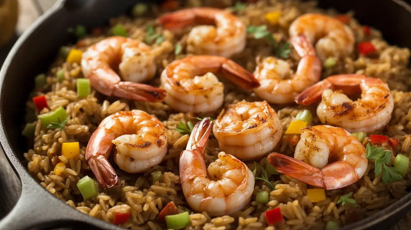 Shrimp Dirty Rice Skillet: A One-Pan Cajun Dinner