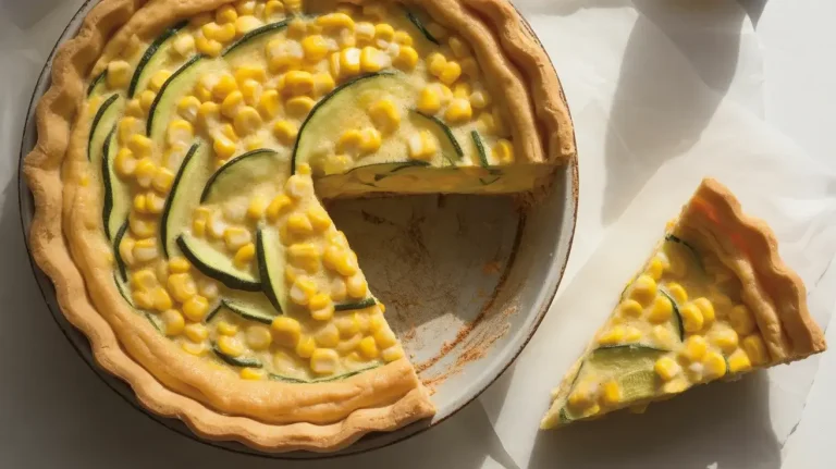 Sweet Corn Zucchini Pie Delight: A Savory Summer Recipe