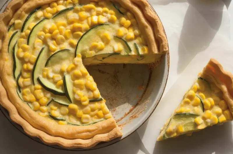 Sweet Corn Zucchini Pie Delight: A Savory Summer Recipe