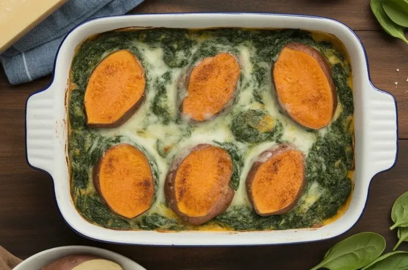 Sweet Potato Spinach Bake: A Healthy, Cozy Side Dish