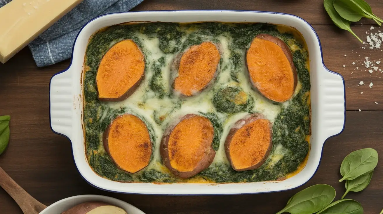 Sweet Potato Spinach Bake: A Healthy, Cozy Side Dish