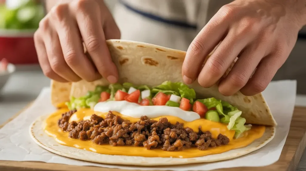 Assembling Your Quesarito