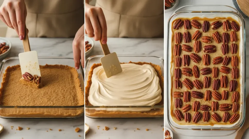 How to Make Pecan Pie Lasagna