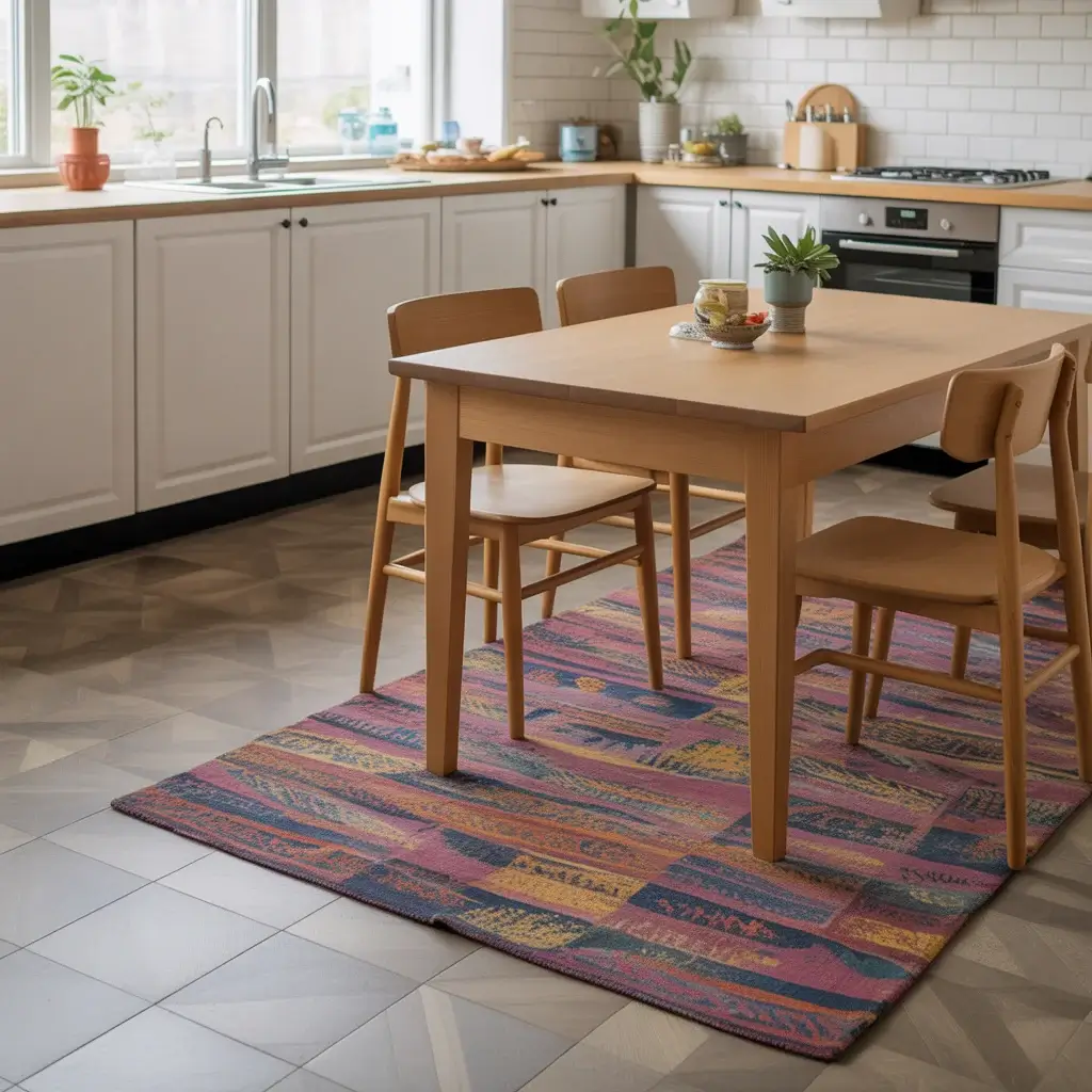 Add Vibrant Textiles and Rugs
