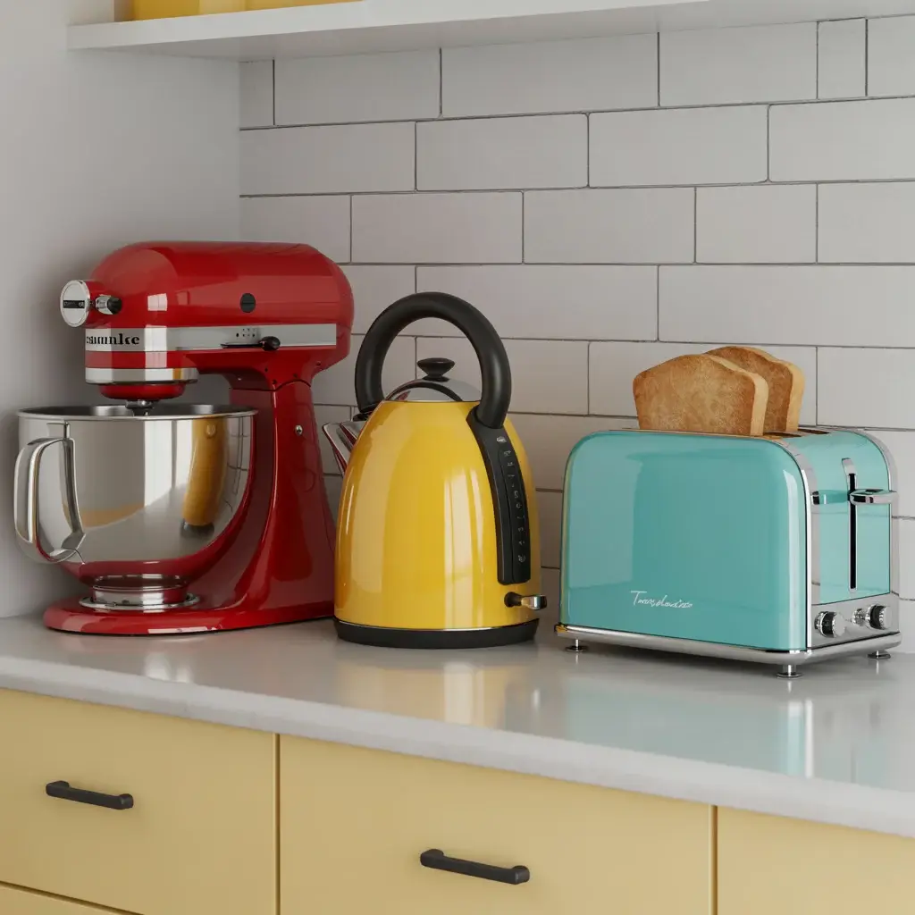 Incorporate Colorful Appliances