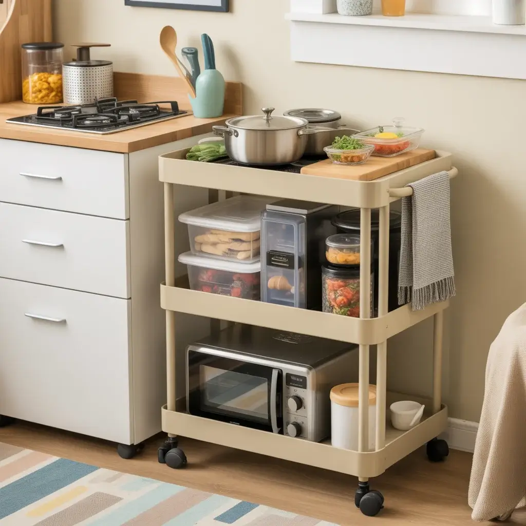 Create a Rolling Cart Station