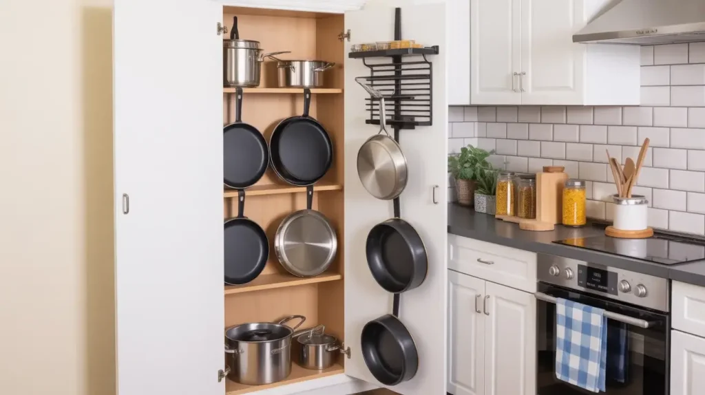 Organize Pots, Pans, and Lids